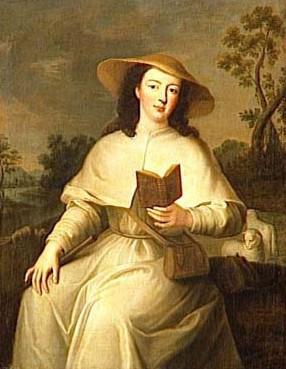 Portrait de Louise Adeaide d'Orleans, Jean-Baptiste Santerre